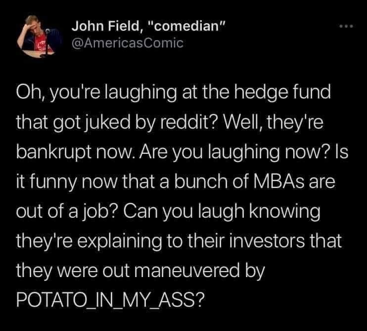 potato in my ass - meme