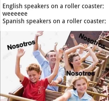 Spanish learning - meme