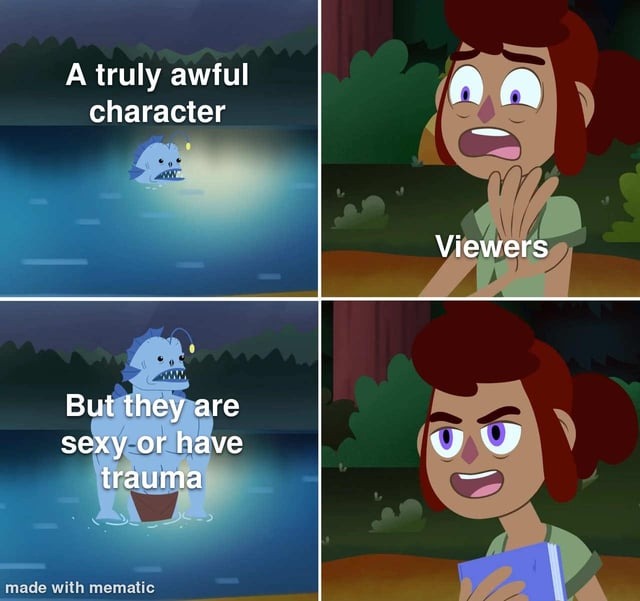 awful characters - meme