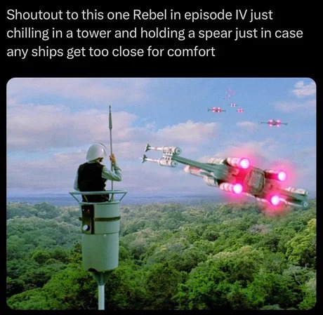 Episode IV rebel with a spear - meme