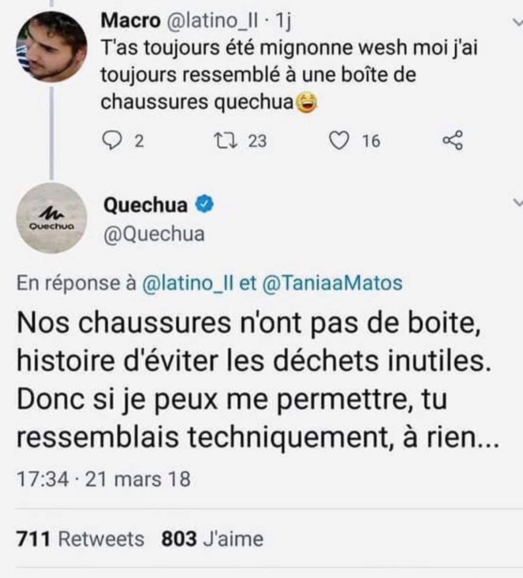 Quand même Quechua te dit que t'existes pas - meme