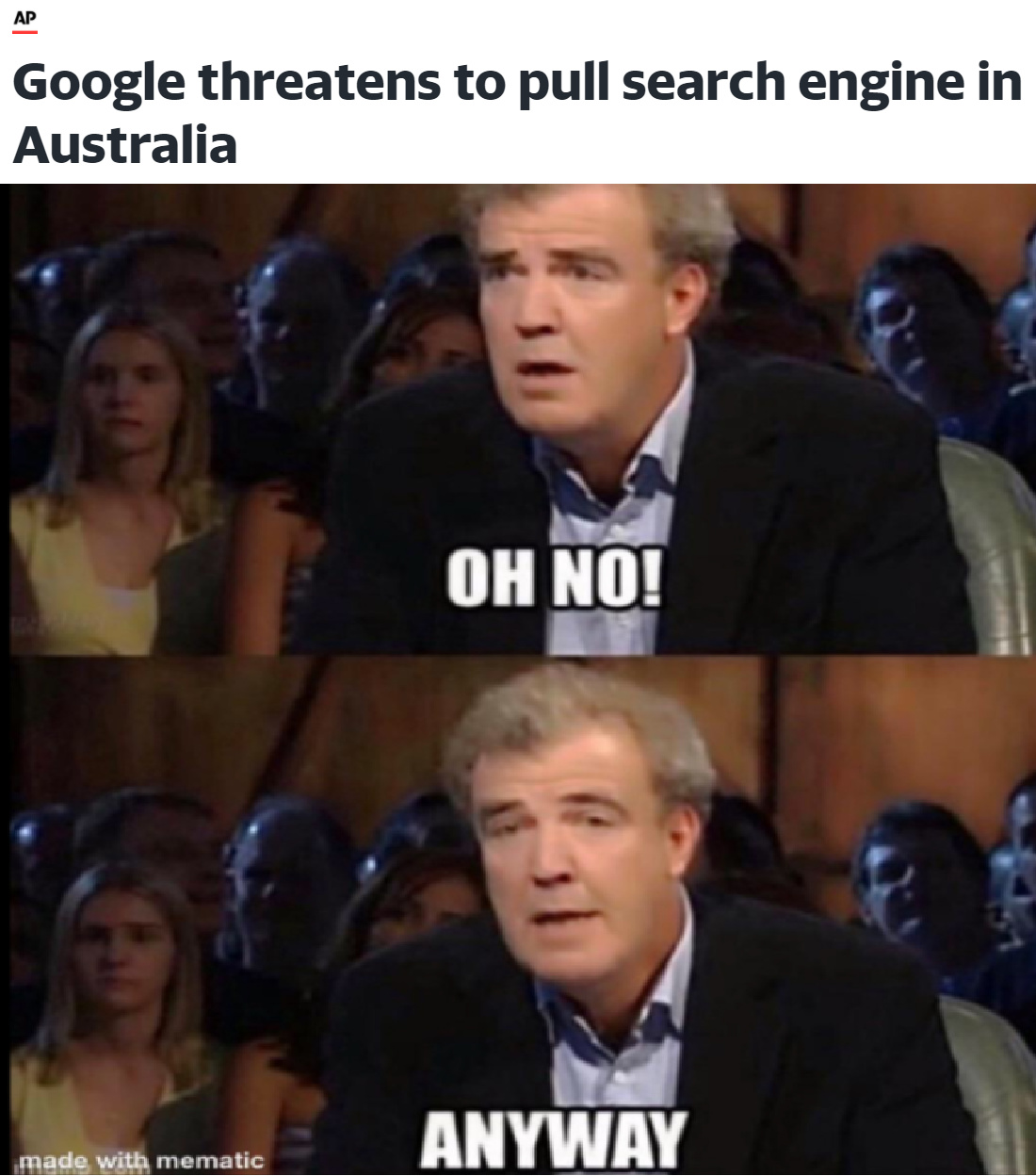 Australia Don't Care - meme