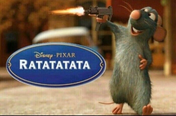 Ratatouille versión norteameroca - meme