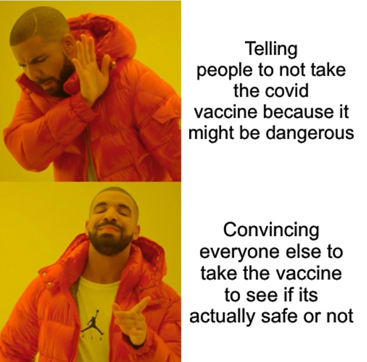 y’all better take the vaccine fools - meme