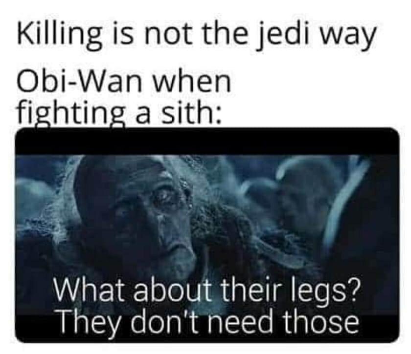 Obi Wan knows all the loop holes - meme
