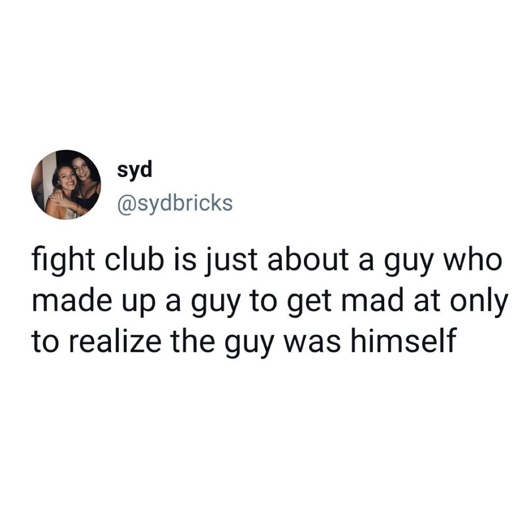 Fight club - meme