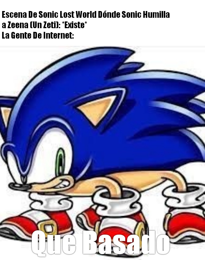 La música de Sonic es god - Meme by TaRiSTAn :) Memedroid