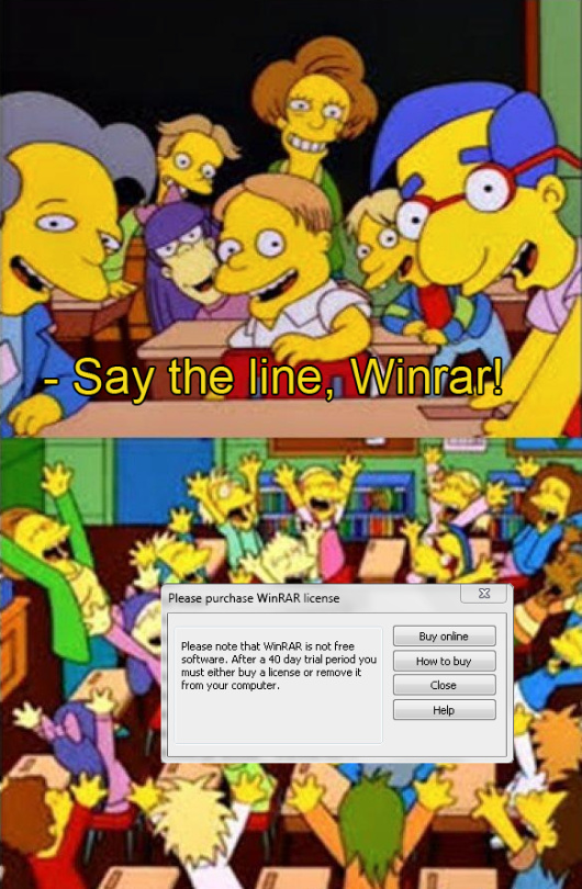 Winrar - meme
