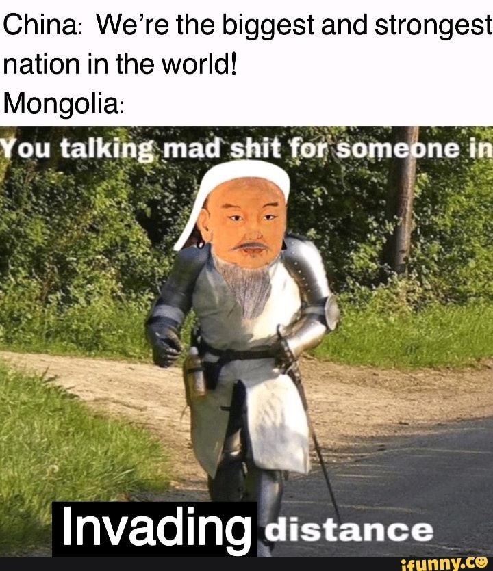 more Mongol empire memes because i just got done playing ghost