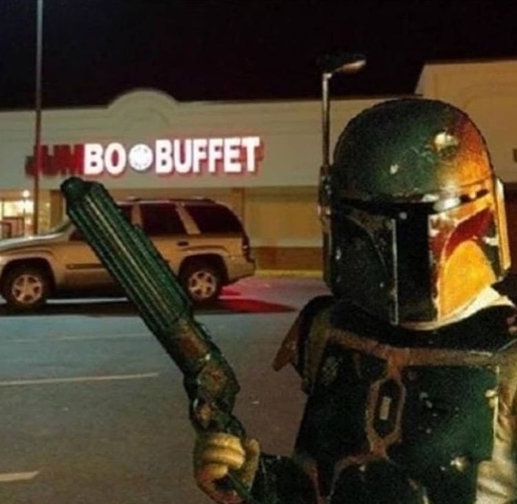 when I try to type bobba fett and it gets autocorrects - meme