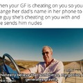 A great trick for when your girlfriend is cheating on you