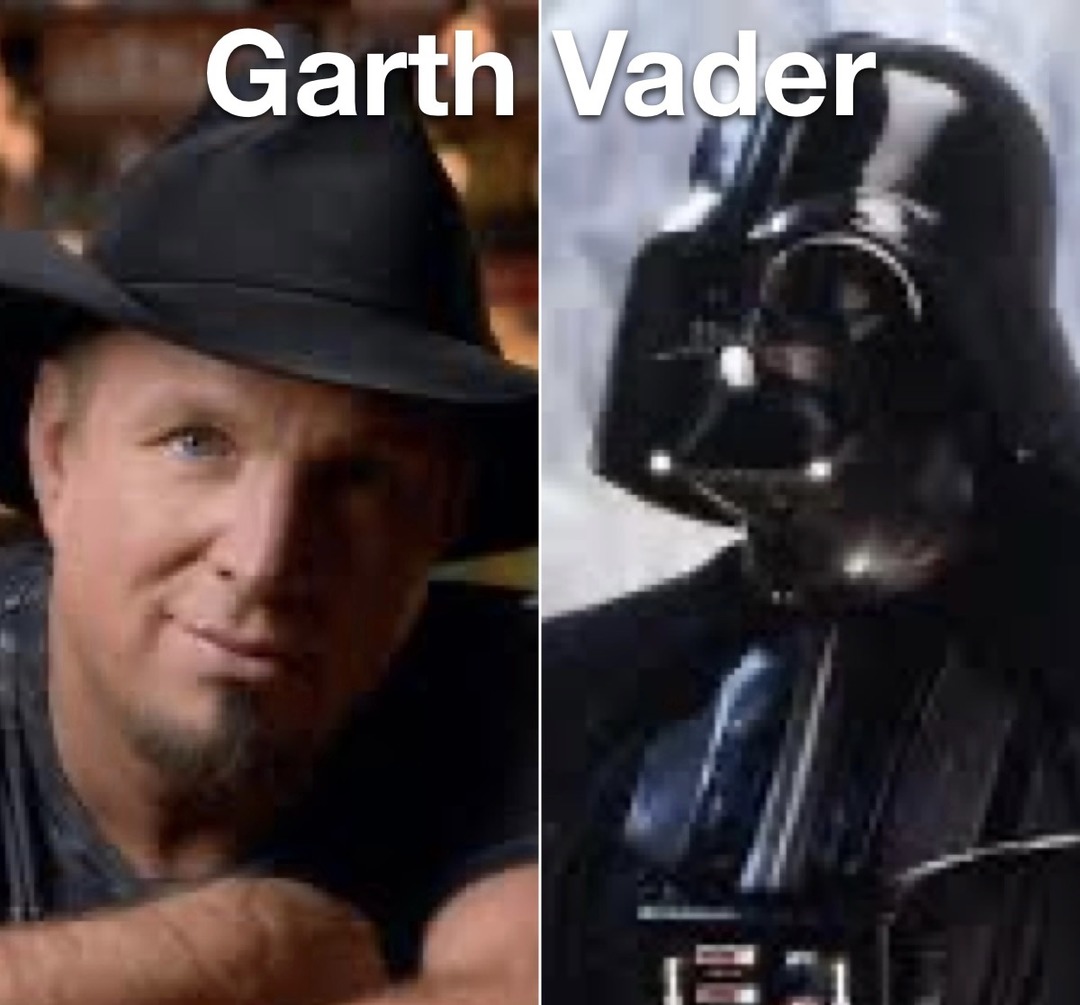 Garth Brooks + Darth Vader - meme