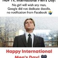 HAPPY INTERNATIONAL MAN DAY