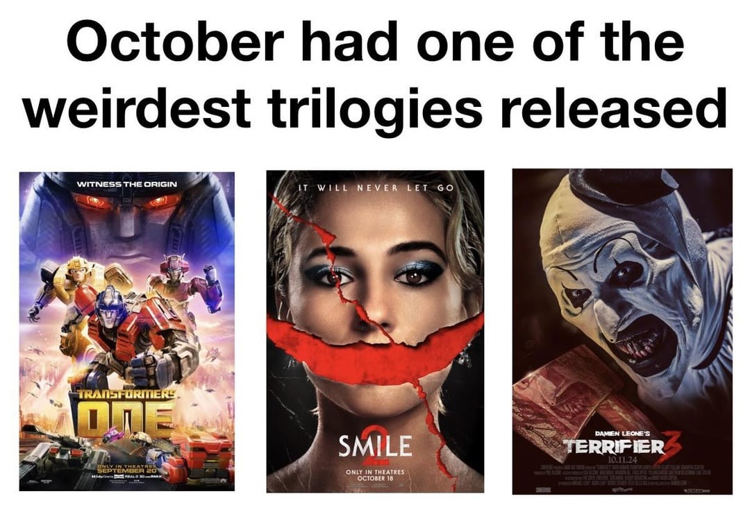 October 2024 releases - meme
