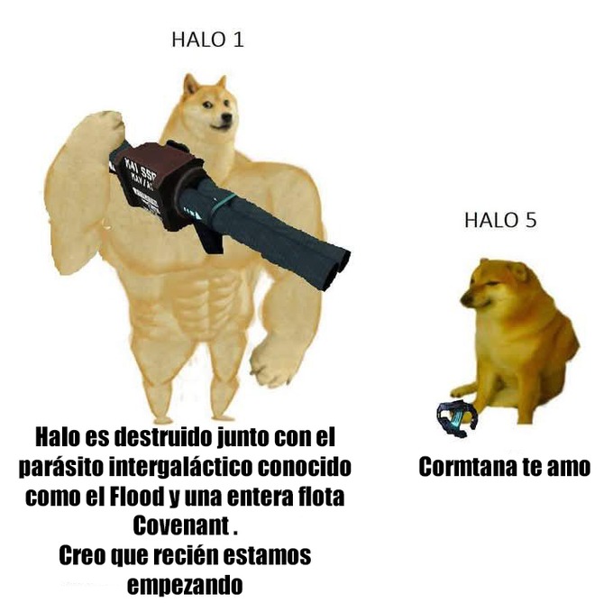 Halo vs Halo 5 - meme