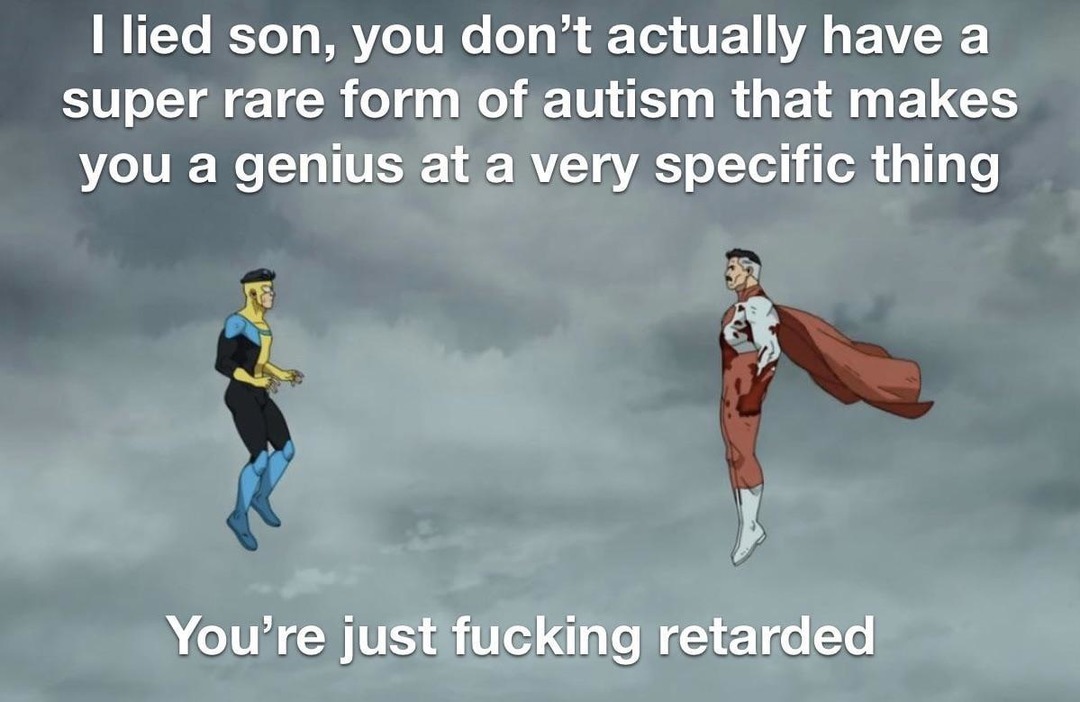 When your 'gifted kid' arc ends and real life kicks in - meme