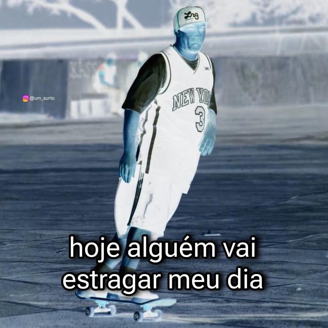 Céu cinza - meme