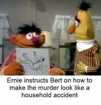 ernie instructs has a great ring to it - meme