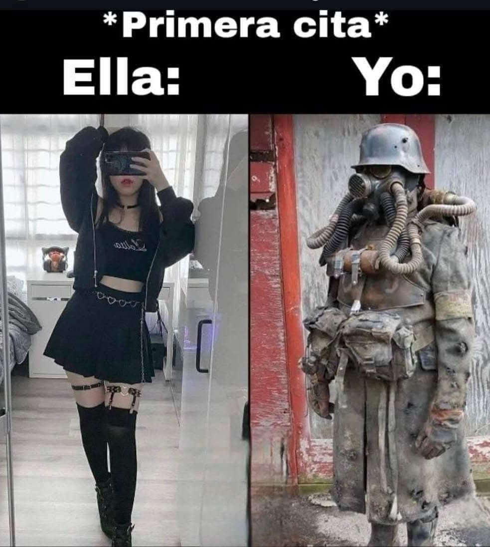 La primera cita y yo ya sin saber qué decir - meme