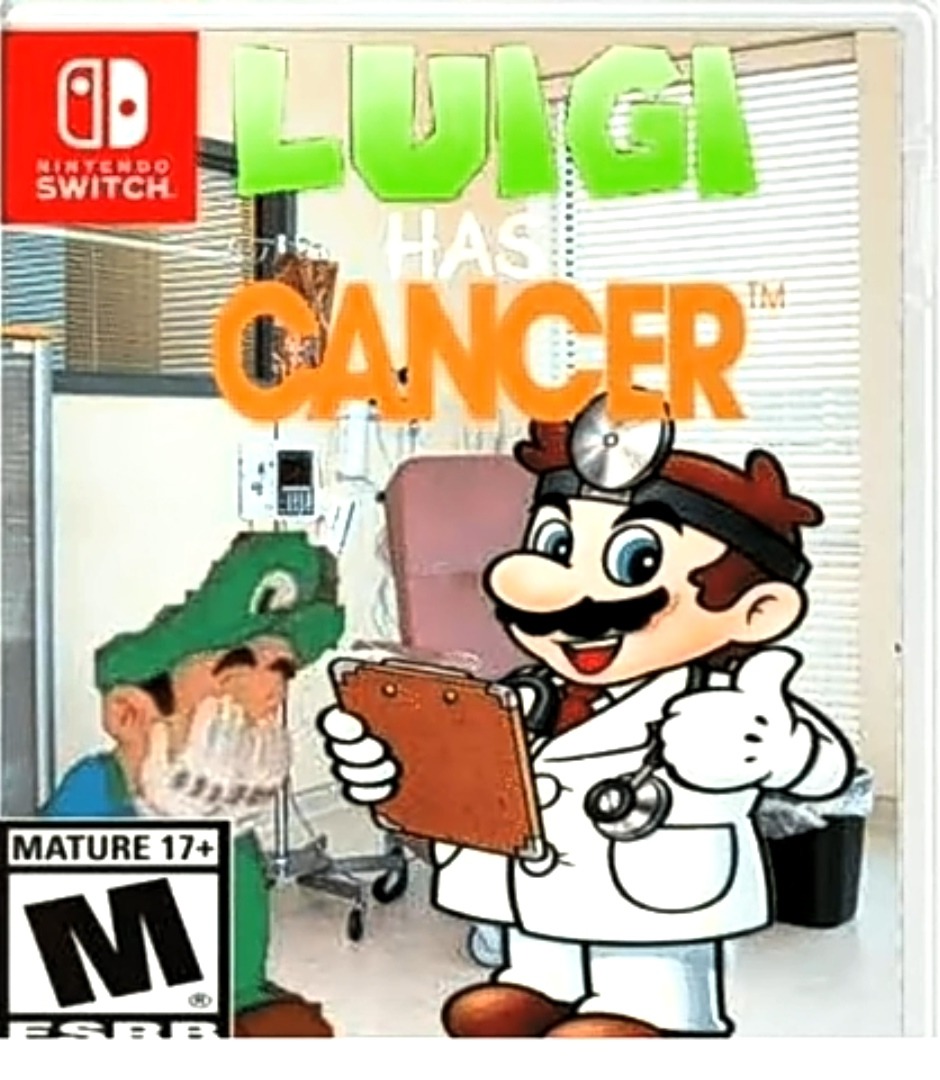 Luigi contra el cáncer - meme