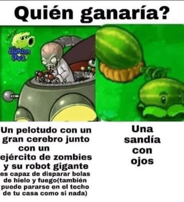 Plantas vs zombies - Meme subido por M_a_r_z_a :) Memedroid