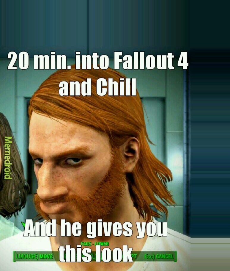 Fallout 4 and chill - meme