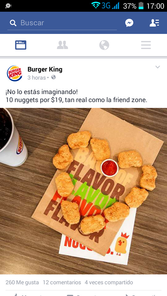 Cuando hasta Burger King te recuerda tu dolor :C - meme