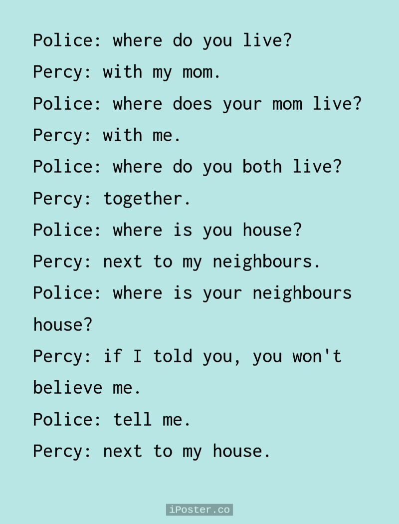 Lol perhaps Percy is not the brightest - meme