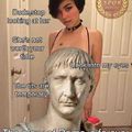 Personally,I want to jerk off to the roman empire other than her pathetic tits