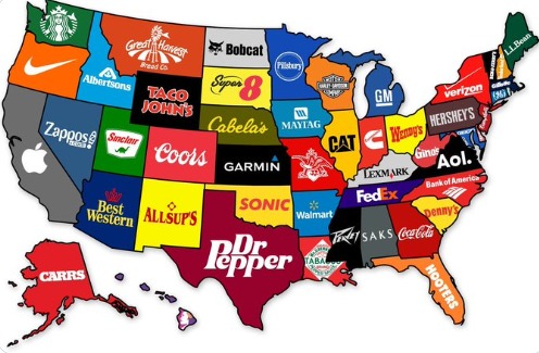 The Most Famous Brands From Each State - meme
