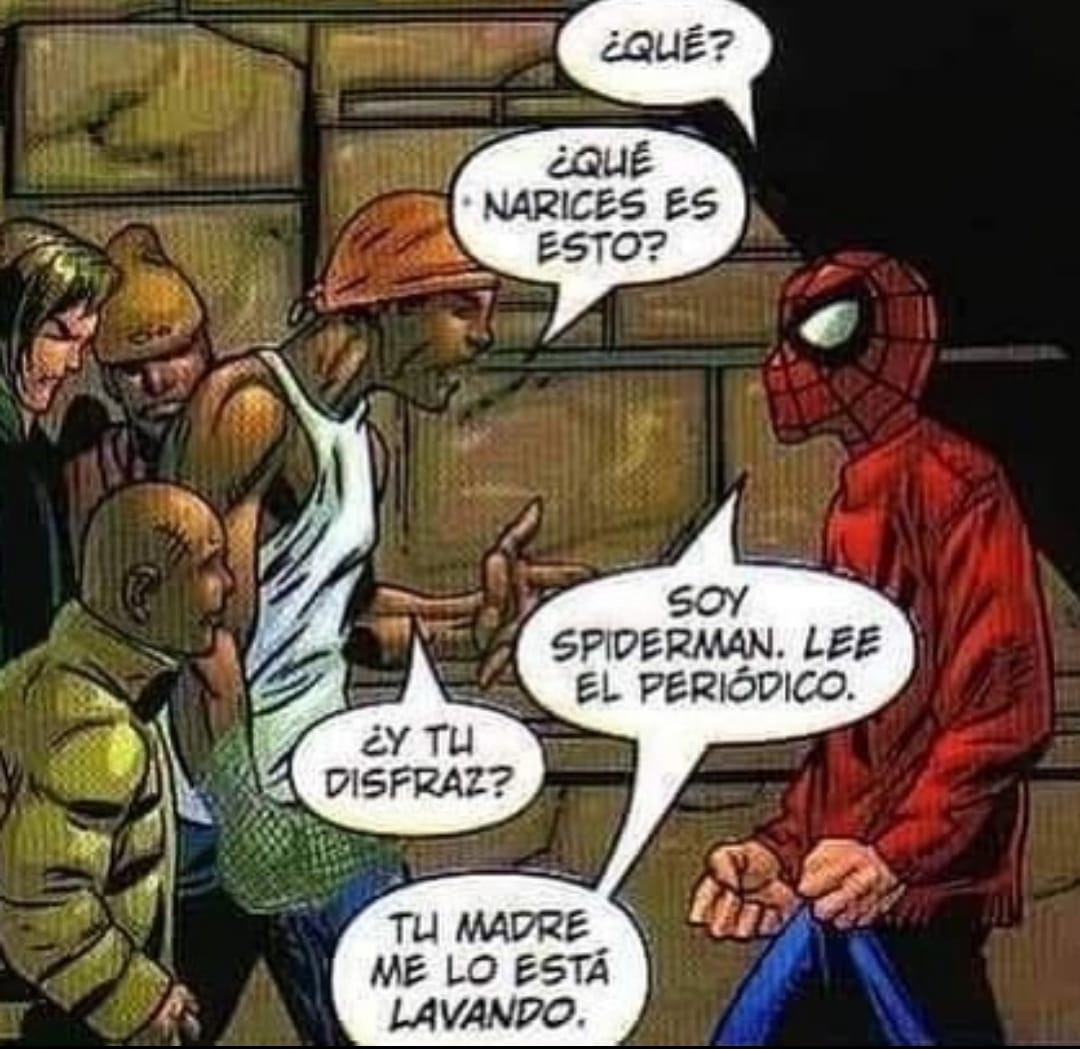 Spiderman basado - meme