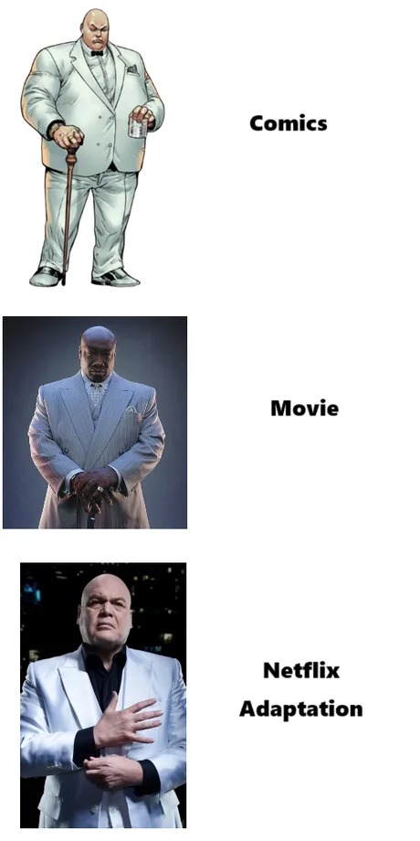 Kingpin netflix adaptation - meme