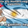 Hola soy Homero Negro argentino