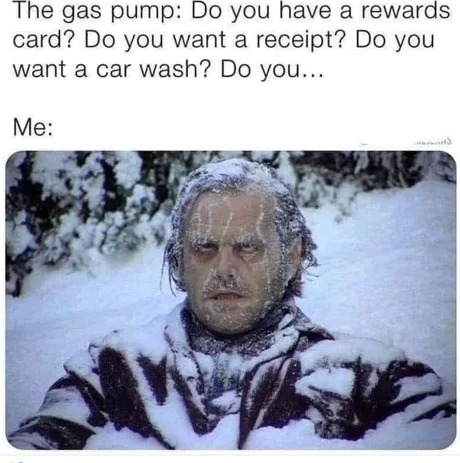 The gas pump - meme