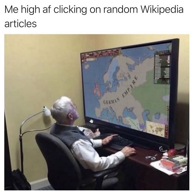 Drunk wikipedia is the best wikipedia - meme