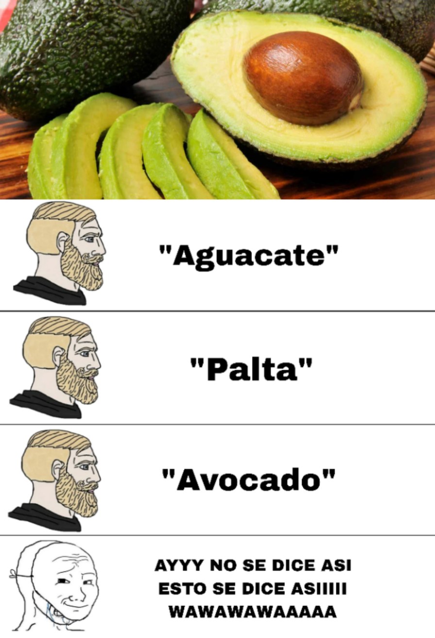 Y ustedes, ¿Como le dicen? - meme