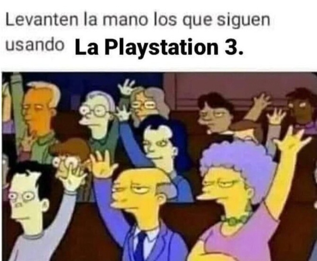 Quién más sigue exprimiendo la PS3 en 2025? - meme