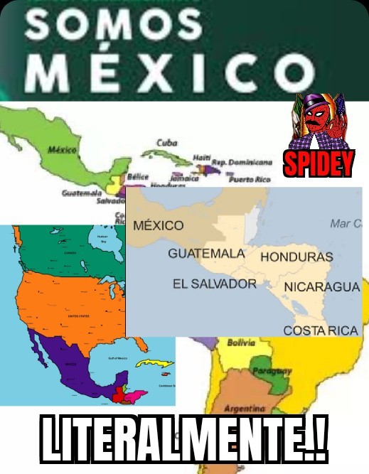Sudamérica Norteamérica centroamerica, esto es extraño - meme