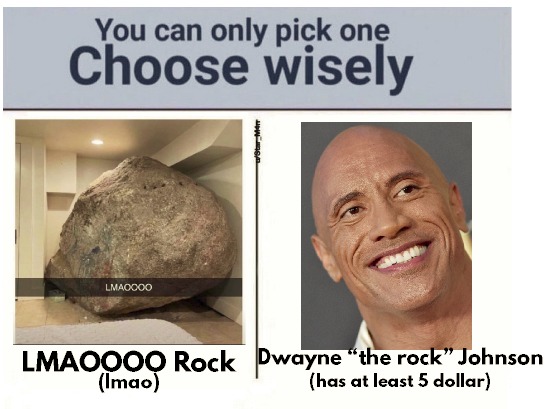 Choose wisely - meme