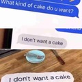 I SAID  I DONT WANT A CAKE!!