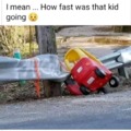 That kid was fast af