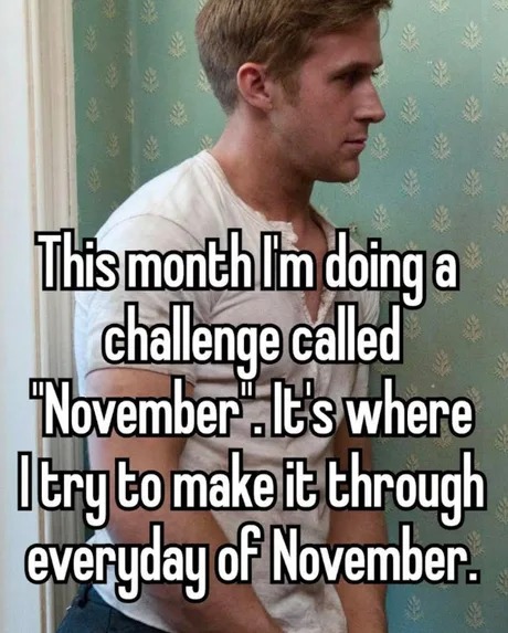 November is coming - meme