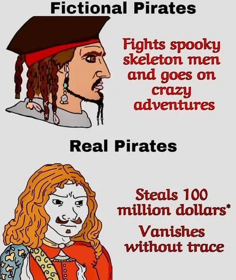 Real pirates - meme