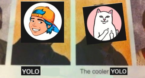 the cooler yolo - meme