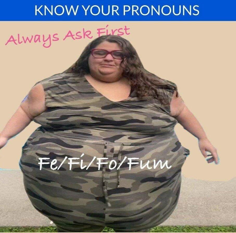 Know your pronouns - meme