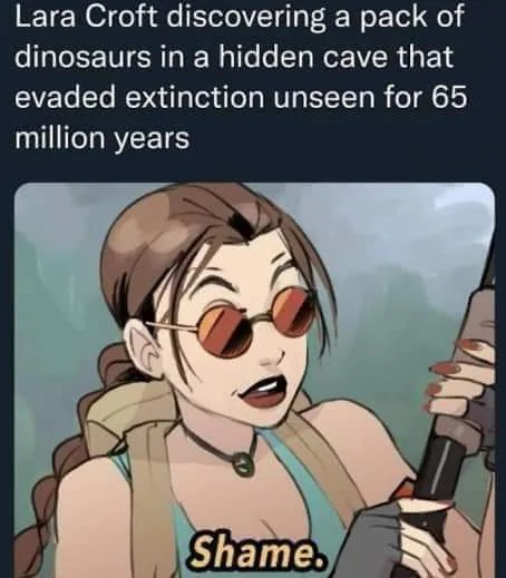 Lara Croft - meme
