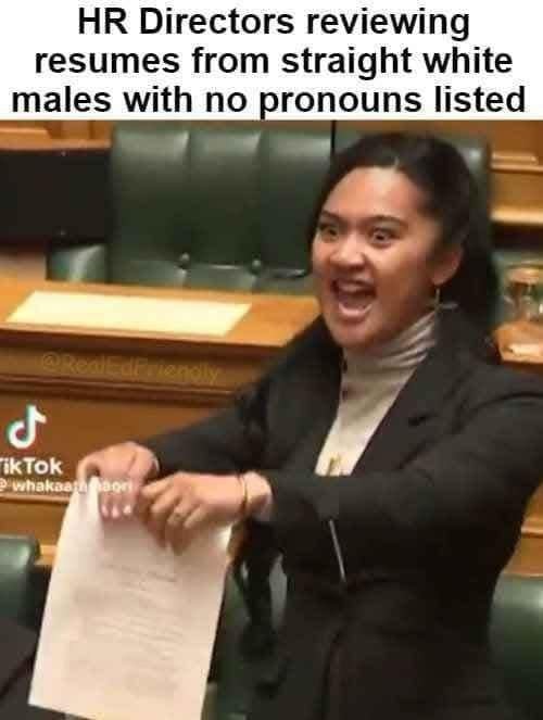 HR reviewing my resume - DENIED! - meme