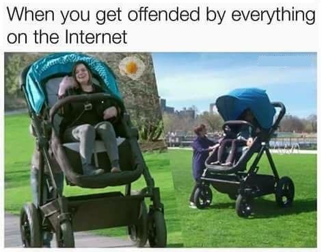Easily offended - meme