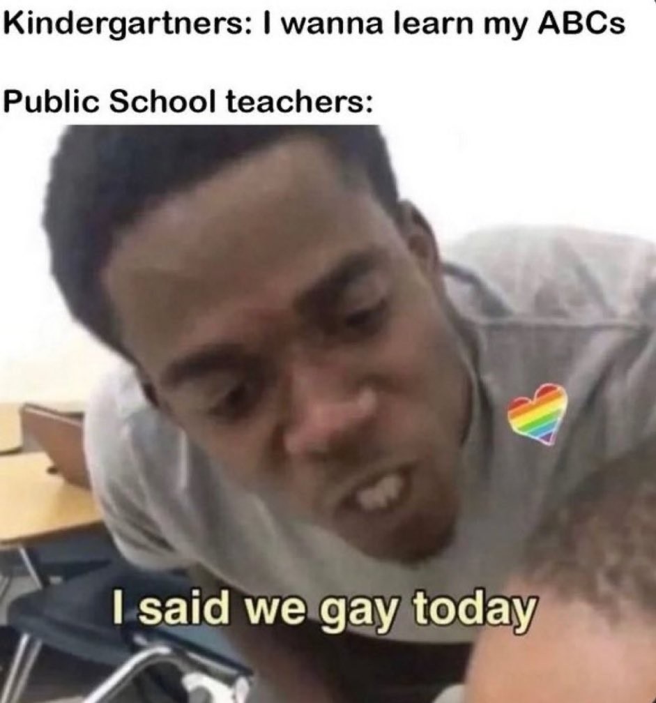 We gay today - meme