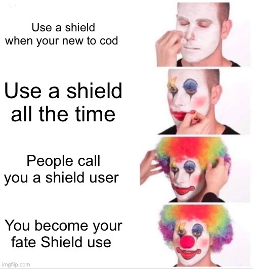 shield user clown meme
